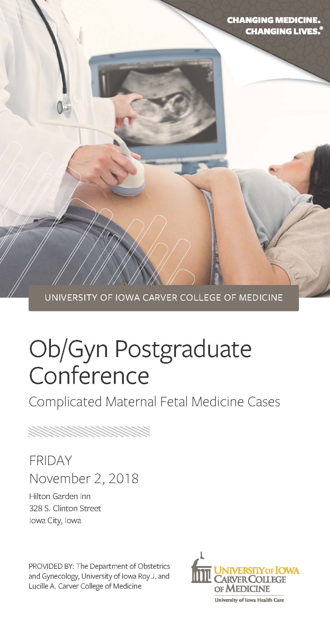 OB/GYN Postgraduate 2018 Conference Banner